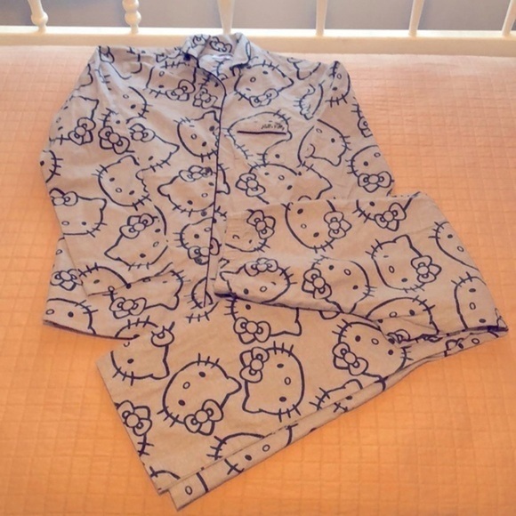 Vintage Hello Kitty Sanrio Woolworths pajama set women’s size X small - Picture 2 of 6